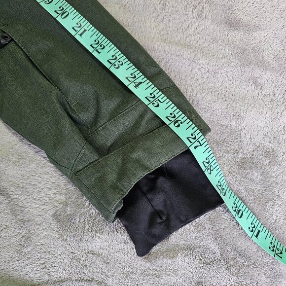 Men's Dark Green RipZone  Ski/Snowboarding Jacket, S L, Waterproof, Breathable - Picture 13 of 16